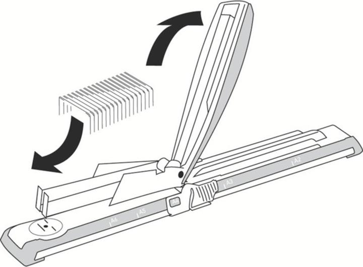 Actual product image Leitz NeXXt long arm stapler (metal) (40 Sheets)