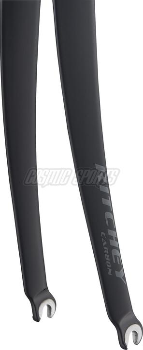 Actual product image Ritchey Comp Road Carbon Fork, 700C, 368mm, 43mm, 100x9mm QR, 25.4-26.8, rim brake, matte carbon UD