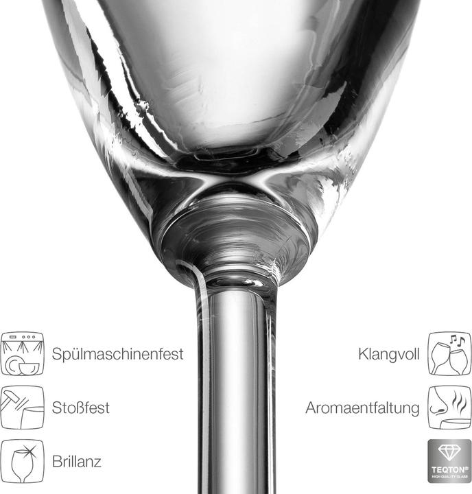 Immagine prodotto Leonardo Tutti i giorni (20 cl, 6 Occhiali, Bicchieri da champagne)