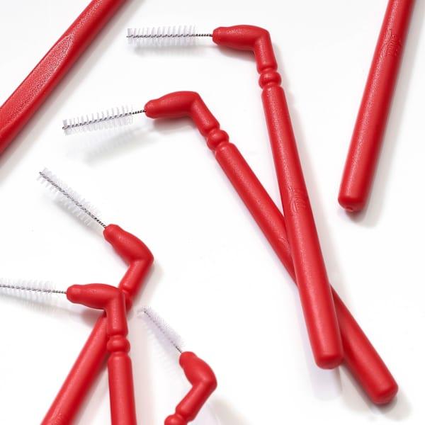 Produktbild dm Dontodent Interdentalbürsten gewinkelt rosa 0,4 mm ISO 2 (28 x, 0.40 mm)
