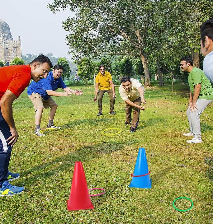 Produktbild Fun Outside Wurfspiel-Set 20-teilig, Spassiges Interaktives Outdoor-Spiel