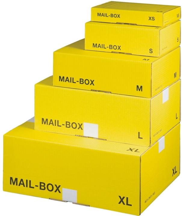 Productafbeelding Smartboxpro Pakket verzenddoos MAIL BOX, maat: XL, geel (46,5 x 34,5 x 18 cm, 1 x)