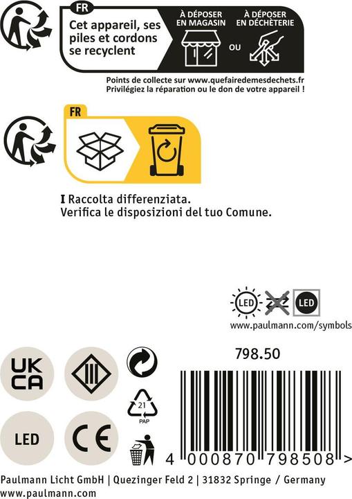 Actual product image Paulmann Solar house number (20 lm, IP44)