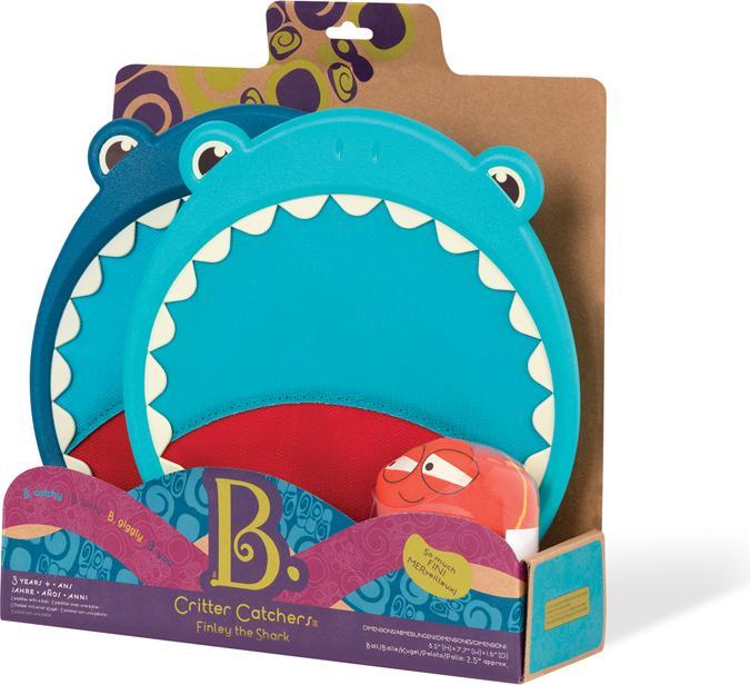 Immagine prodotto B.toys B. Finley lo squalo - Gioco dello squalo acchiappa palline in velcro