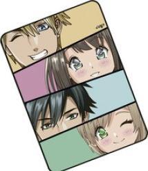 Produktbild Cep Mauspad MANGA HELDEN, farbig aus phthalatfreiem PVC, Oberseite transparent
