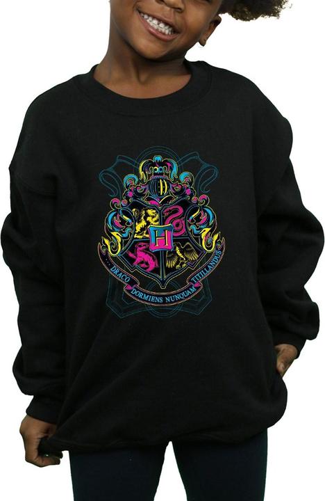 Produktbild Neon Hogwarts Crest Sweatshirt Mädchen (152, 158)