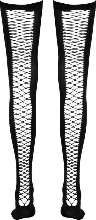 Actual product image Cottelli Collection Mesh Overknees (M, L)