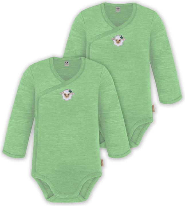 Image du produit Normani Lot de 2 Body Mérinos à langer Body manches longues - 9343 (56)