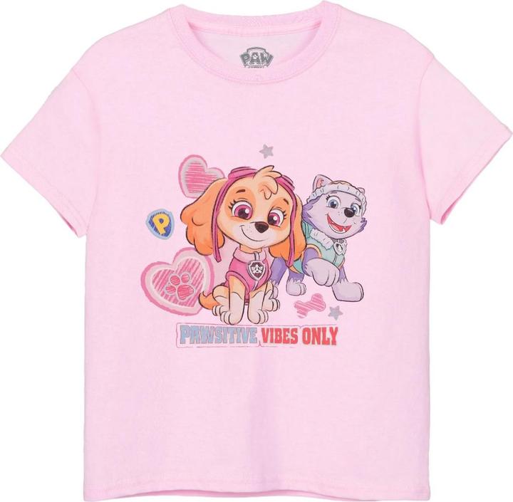 Image du produit Paw Patrol - T-shirt PAWSITIVE VIBES ONLY - Fille (116)