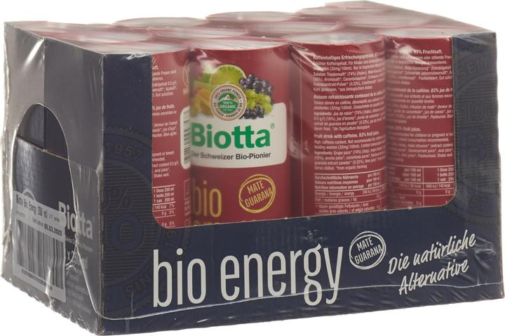 Produktbild Biotta Energy Drink (12 x 25 cl)