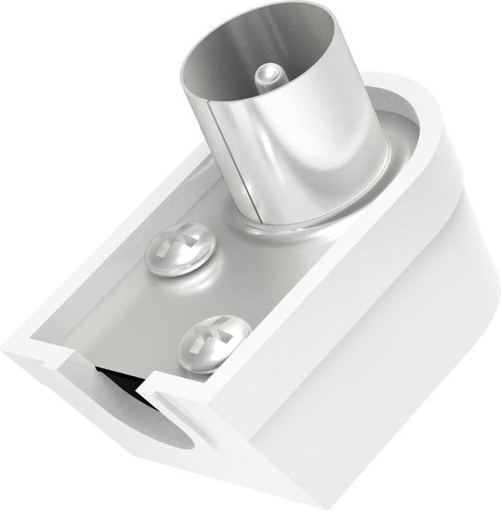Actual product image Hama Antenna connector, coax angle 90°, screwable (Antenna cable)