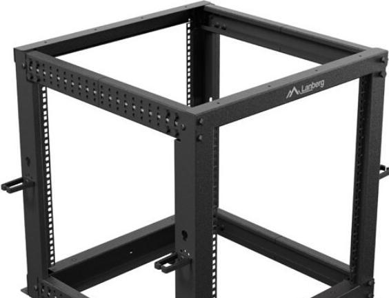 Produktbild Lanberg OPEN RACK 19 12U 600X600-1100 REGULOWANY CZARNY (19 Zoll Rack)