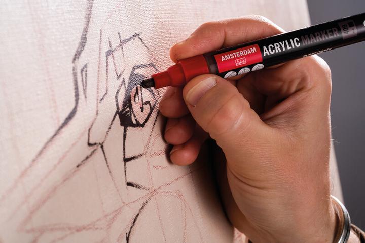 Produktbild Amsterdam Marker karminrot (Karmin, 4 mm, 1 x)