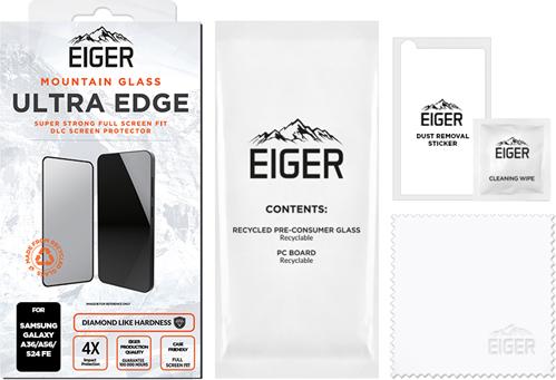Produktbild Eiger verstärktes Display-Glas Full Screen Fit Mountain Glass Ultra Clear Edge (1 Stück, Samsung Galaxy A56)