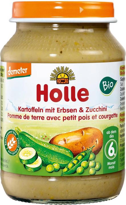 Immagine prodotto Holle Patate Piselli e zucchine (190 g)
