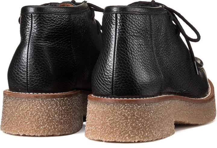 Actual product image La Redoute Collections Leather derbies with crepe soles (41)