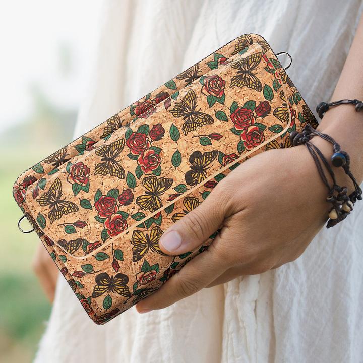 Actual product image Avizar NaturePrint cork bag