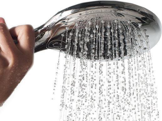 Actual product image hansgrohe Raindance Select S hand shower with chrome head (3 Beam types, 8.80 l/min)