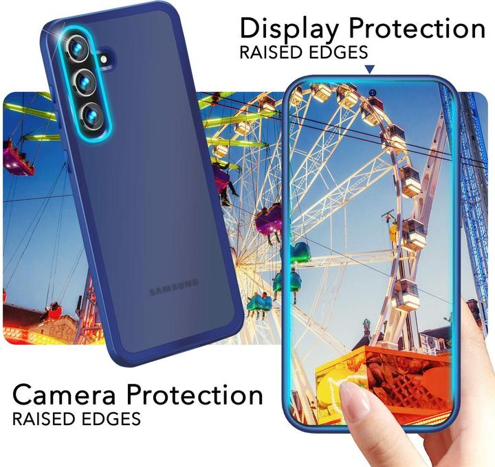 Actual product image Nalia Semi-transparent hybrid cover with protective frame (Samsung Galaxy S24+)