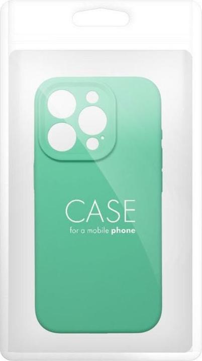 Actual product image OEM Back panel cover Case SILICONE 2mm for IPHONE 13 mint (Apple iPhone 13)