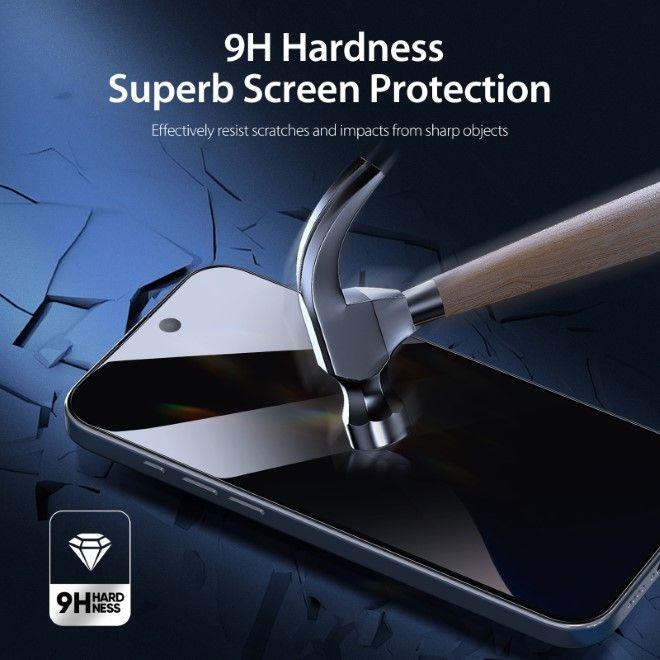 Produktbild Dux Ducis Panzerglas Privacy (1 Stück, Apple iPhone 16 Pro)