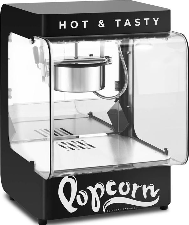 Produktbild Royal Catering Popcornmaschine Popcornmaker Profi-Popcornautomat 18 l/h 1.2 l schwarz