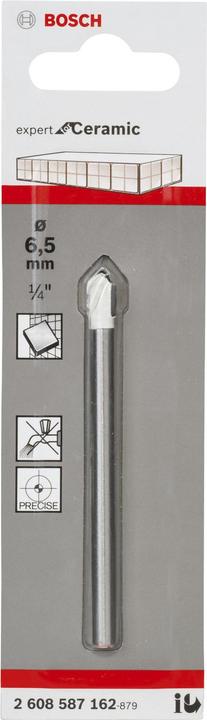 Actual product image Bosch Professional Zubehör Tile drill CYL-9 Ceramic, 6.5 x 80 mm (6.5 mm)