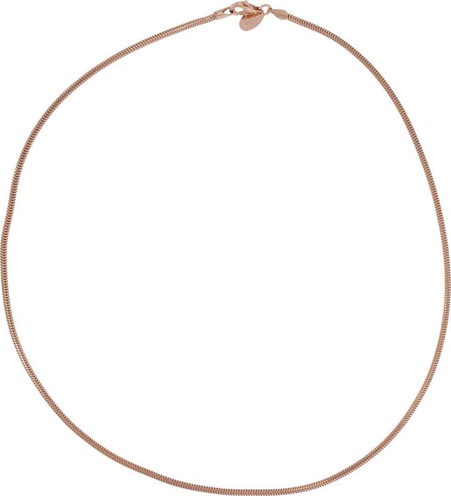 Produktbild Xen Schlangenkette 42 cm lang aus 925 Silber rosevergoldet (925 Sterling Silber, 42 cm)