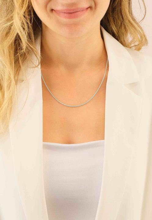 Actual product image Muau Pigtail (Yellow gold, White gold, Red gold or silver, 50 cm)