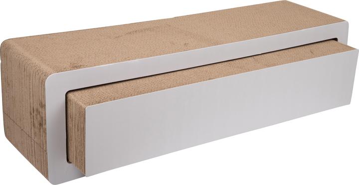 Actual product image District 70 Kratzbaum (24 cm, White and beige)