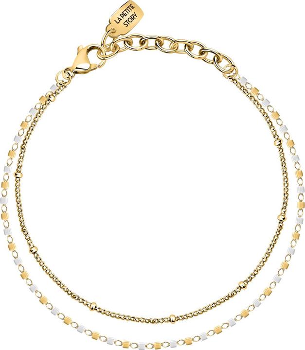 La Petite Story Friendship Armband (16 cm, Edelstahl, Emaille)