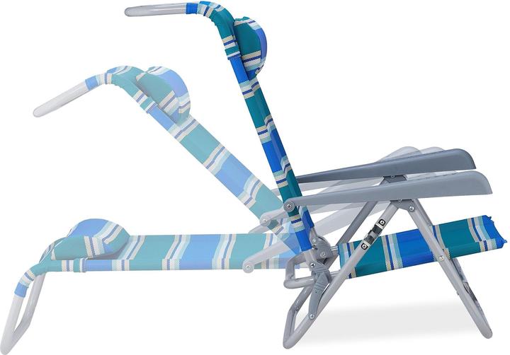 Actual product image Relaxdays Reclining beach-chair (85 cm)