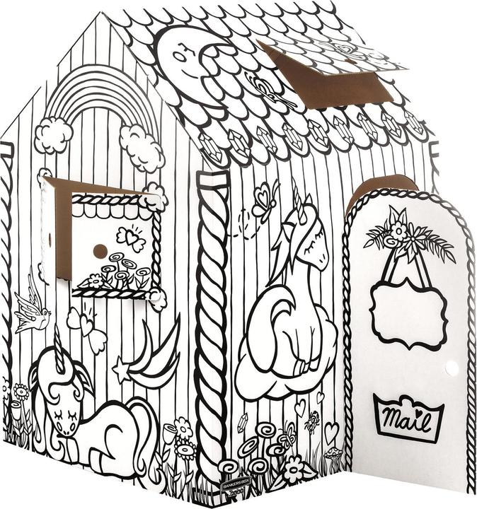 Fellowes Ausmal-Spielhaus Einhorn