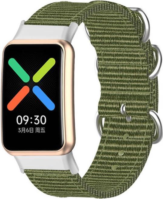 Produktbild Cover-Discount OPPO Watch Free - Nylon Ersatzarmband grün (Nylon)
