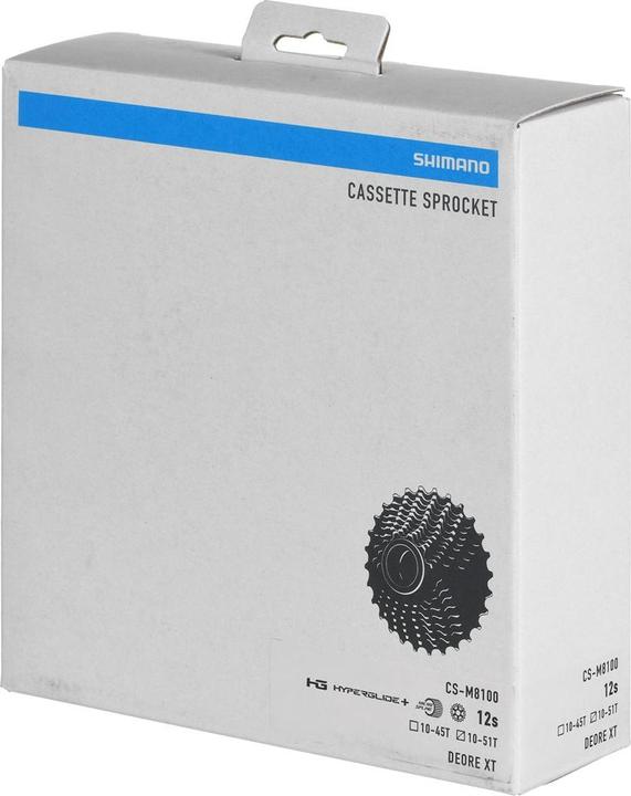 Image du produit Shimano Deore XT CS-M8100 (12-vitesse, 10-51)