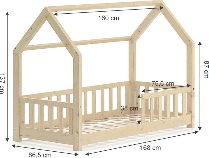 Immagine prodotto VitaliSpa Hausbett Wiki (80 x 160 cm)