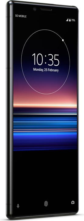 Produktbild Sony Xperia 1 (128 GB, Black, 6.50", Hybrid Dual SIM, 12 Mpx, 4G)