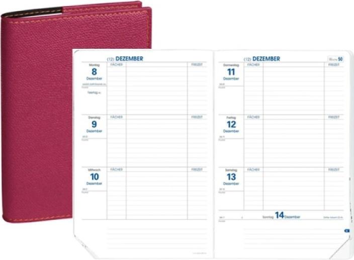 Actual product image Texthebdo Club 22/23 296222Q 12M raspberry, de 16x24cm (16 x 24 cm, German)