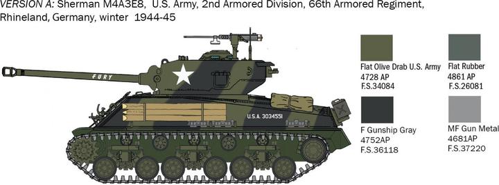 Produktbild 1:56 Sherman M4A3E8 Fury