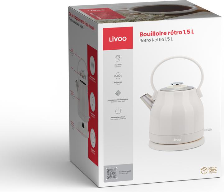 Immagine prodotto Livoo Retrò bollitore 1,5 L (1.50 l)