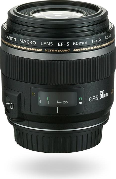 Produktbild Canon EF-S 60mm f/2.8 Makro USM (Canon EF-S, APS-C / DX)