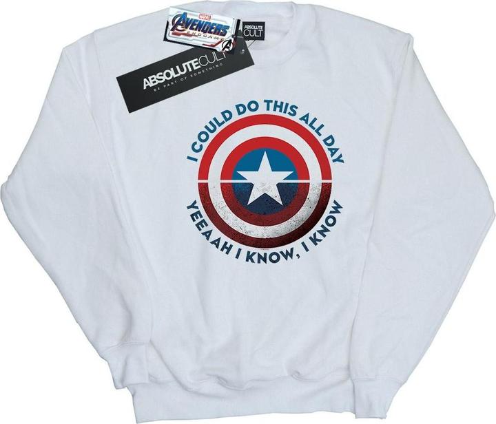 Actual product image Mens Avengers Endgame Do This All Day Sweatshirt (L)