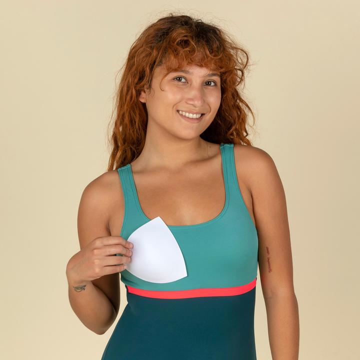 Produktbild Nabaiji Badeanzug Damen - Heva Li blau/petrol (38)