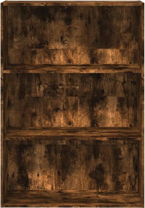 Image du produit VidaXL Bücherregal Regal Standregal Büroregal Aufbewahrungsregal Räuchereiche (80 x 30 x 114 cm)