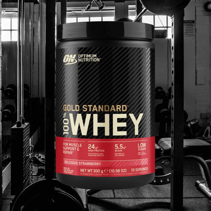 Actual product image Optimum Nutrition 100% Whey Gold Standard (300G) (Delicious Strawberry, 1 pcs., 300 g)