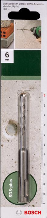 Actual product image Bosch Zubehör Carbide hammer drill bit 6 mm A (6 mm)