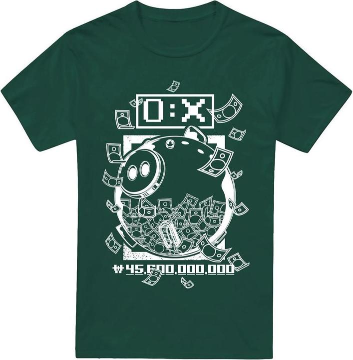 Actual product image Squid Game Mens Piggy Bank T-Shirt (L)