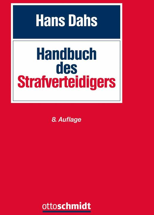 Energie-Label Handbuch des Strafverteidigers (Deutsch, Hans Dahs, Felix Rettenmaier, 2014)