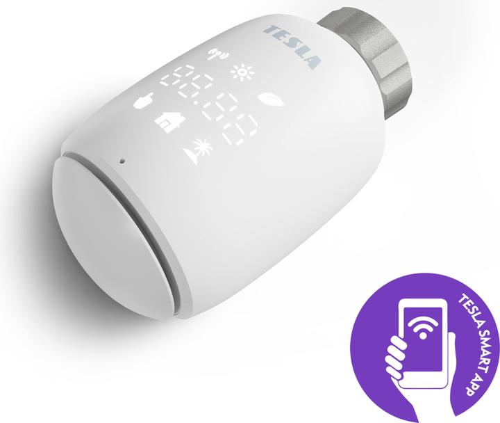 Actual product image Tesla Radiator thermostat Smart TV500, white