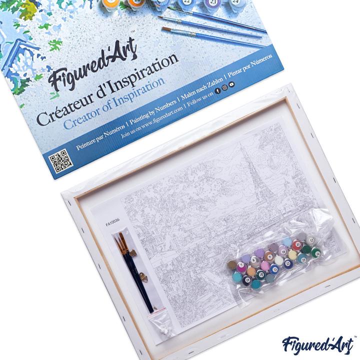 Image du produit Figured'Art Peinture par Numéros avec cadre - Ecureuil espiègle